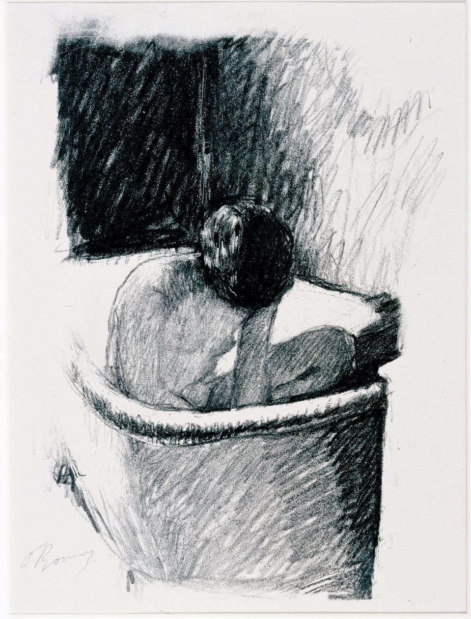 द बाथ, c.1925 (लिथो) द्वारा पियरे बोनार्ड