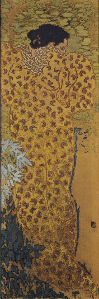 द ड्रेसिंग गाउन, 1892 (कपड़े पर गुस्सा) द्वारा पियरे बोनार्ड