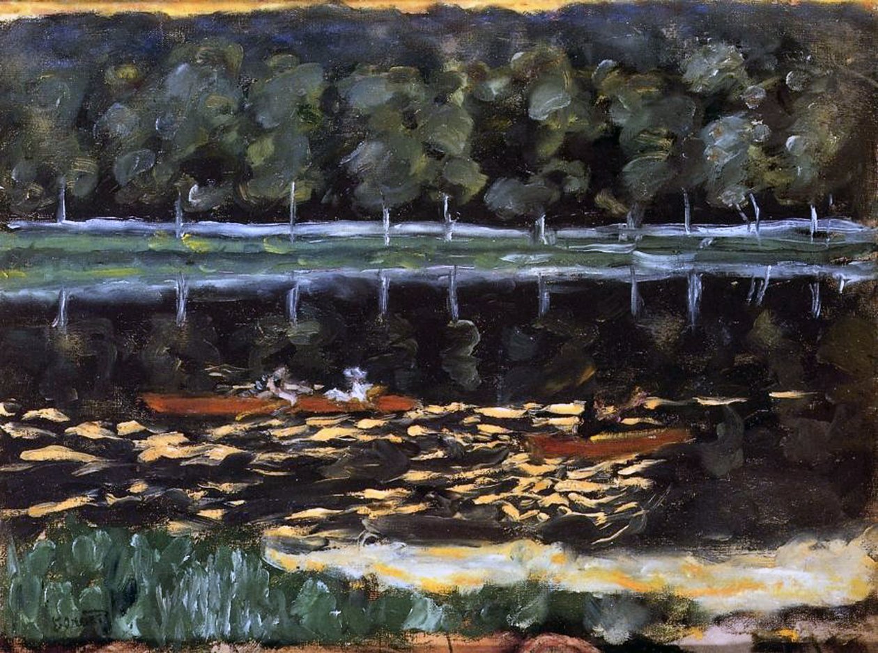 रोइंग पार्टी, c.1905 द्वारा पियरे बोनार्ड