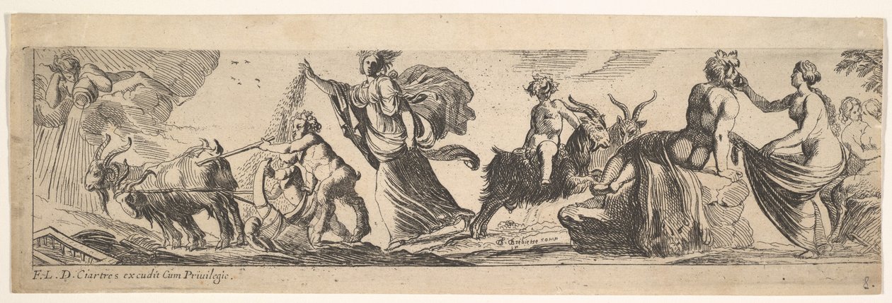 Bacchanal, 1615-42.  द्वारा पियरे ब्रेबिटे