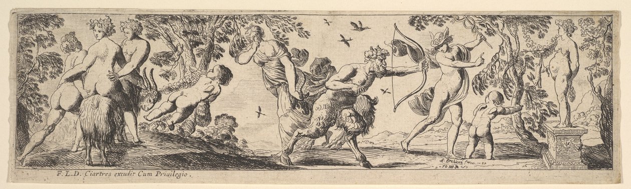 Bacchanal, 1615-42.  द्वारा पियरे ब्रेबिएट