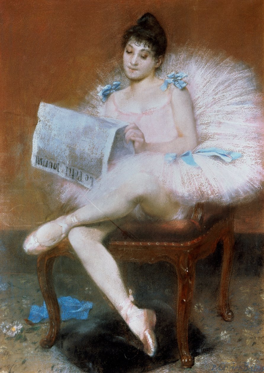 बैले डांसर, 1890। द्वारा पियरे कैरियर बेलेउज़