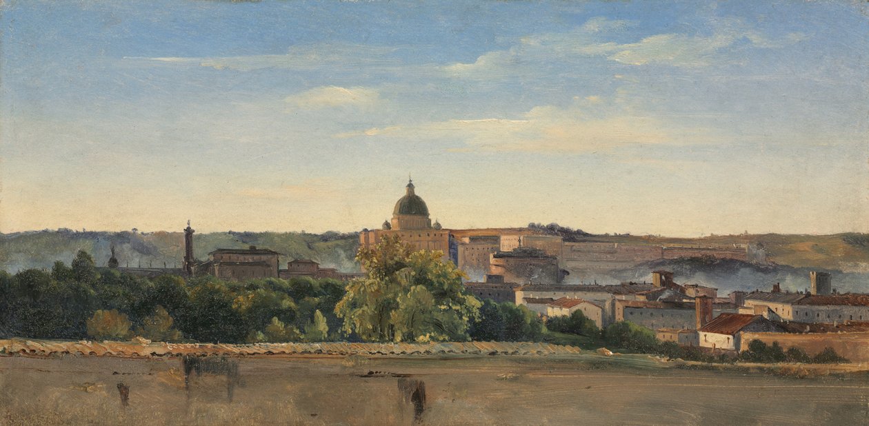 रोम का दृश्य, c.1782-1784 द्वारा पियरे हेनरी डे वैलेंसिएनेस