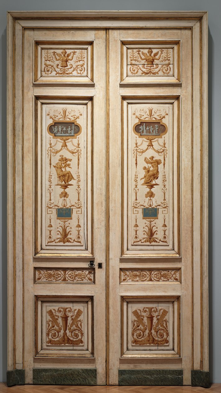 डबल-लीफ दरवाजे, 1790s द्वारा पियरे II रूसो