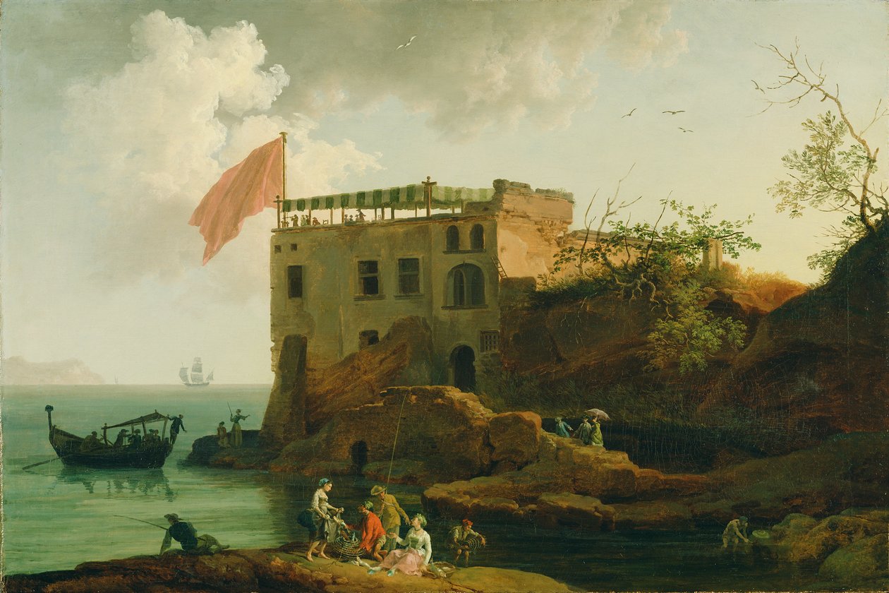 गयोला का दृश्य, c.1770-90 द्वारा पियरे जैक्स वोलेर