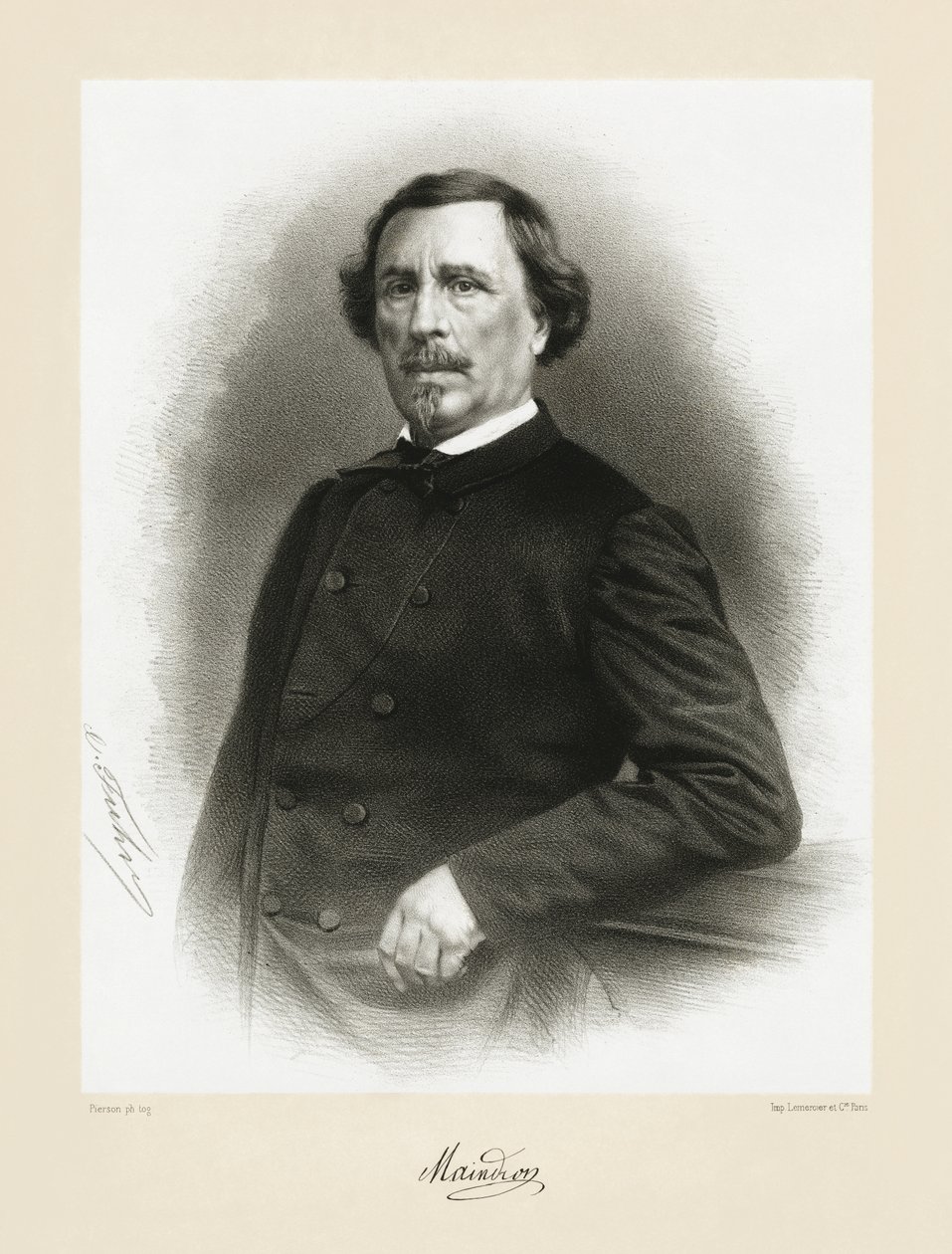 हिप्पोलीटे मेनड्रोन, 1865-66 द्वारा पियरे लुई पियर्सन