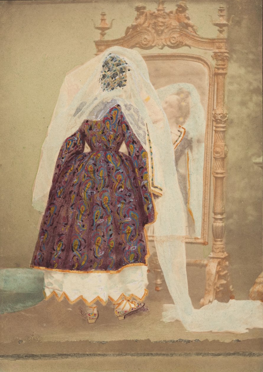 [जूडिथ के रूप में गोल्ड पिक ड्रेस में काउंटेस], 1860 का दशक। द्वारा पियरे लुई पियर्सन