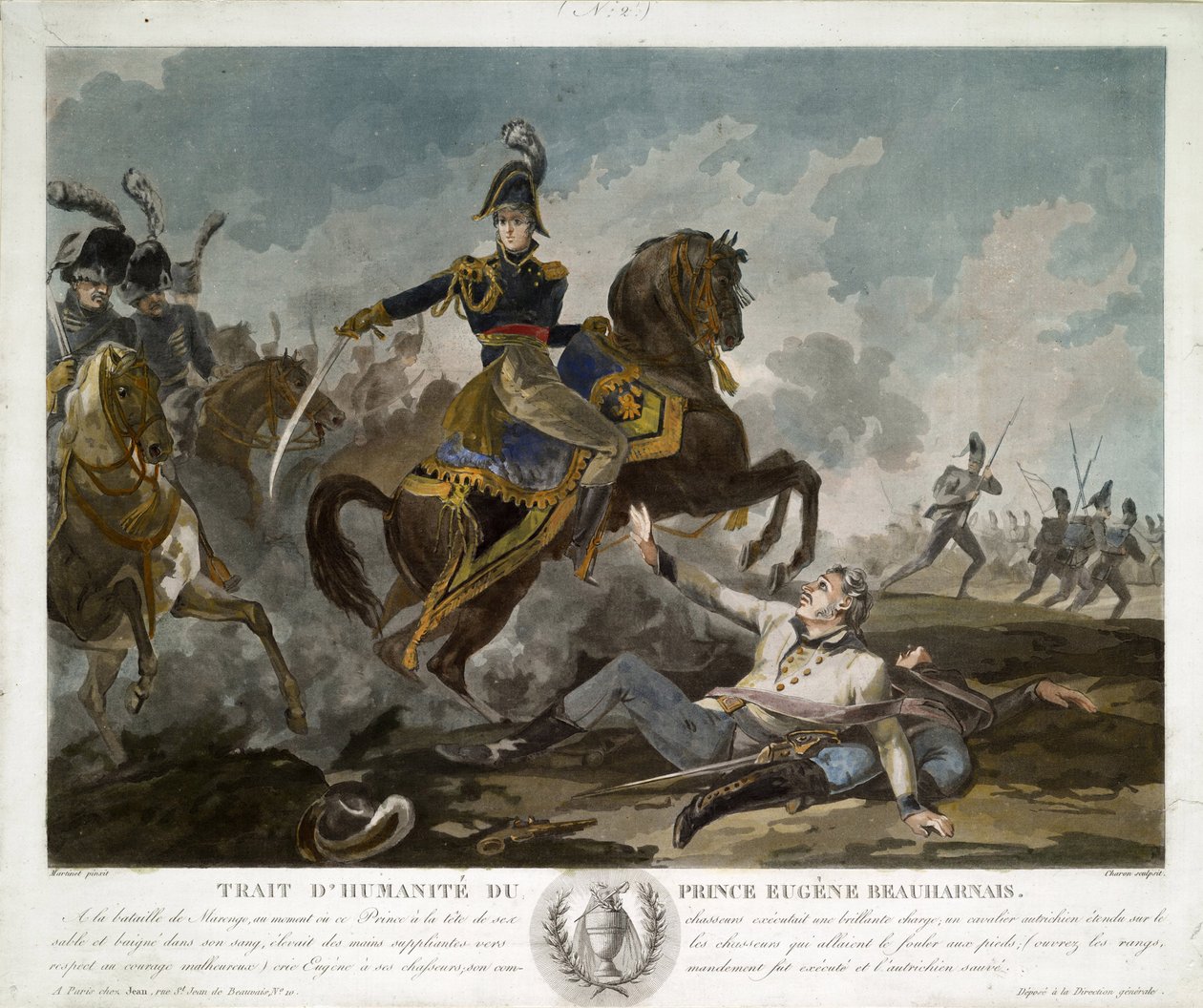 यूजीन डे ब्यूहरैनिस की निरंतरता, 1814 ई.प. द्वारा पियरे मार्टनेट