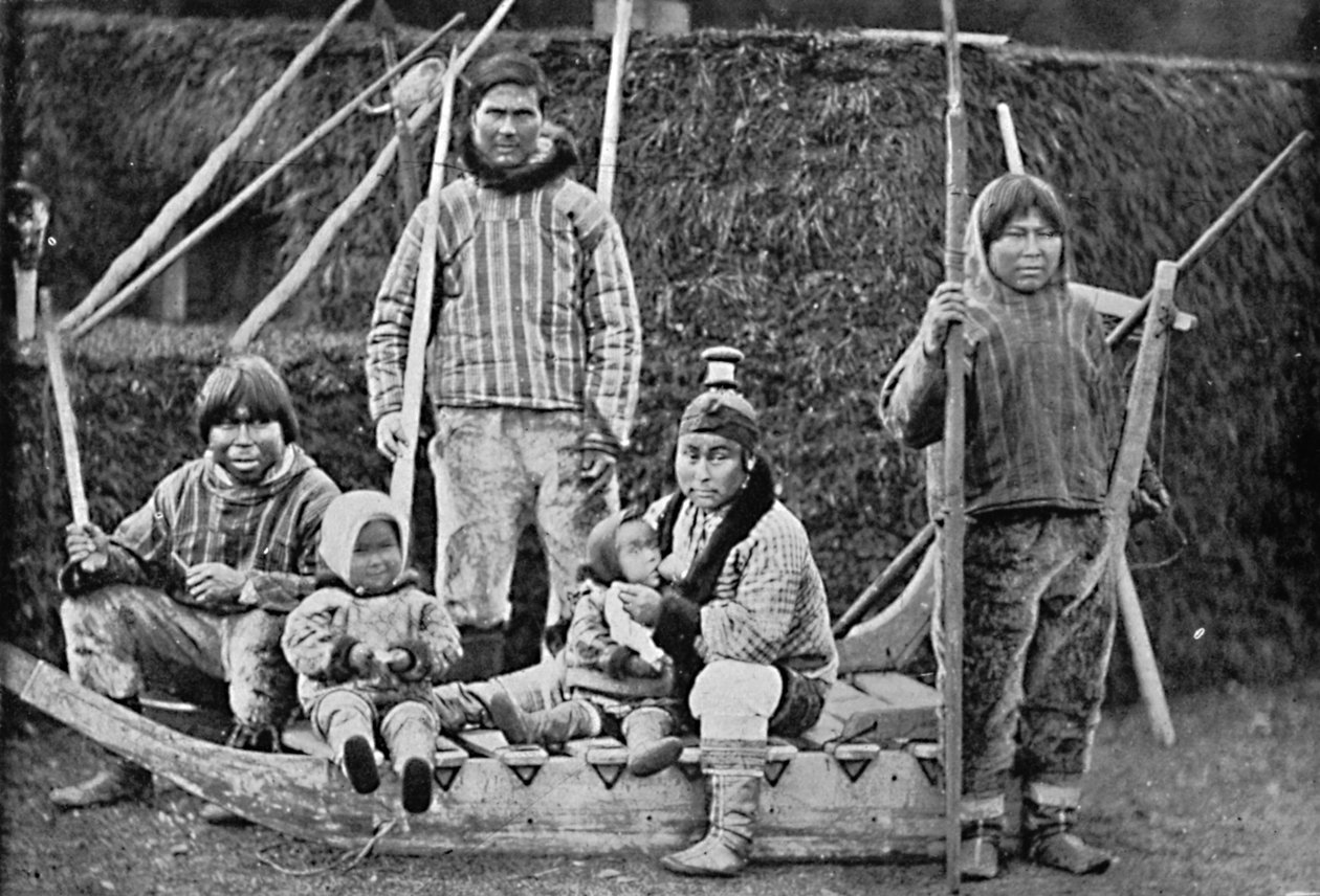 एक एस्किमो स्लेजिंग पार्टी, 1912 द्वारा पियरे पेटिट