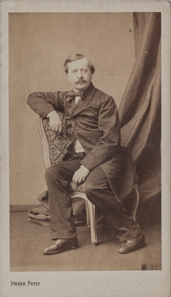 लुइस डी लोमेनी का पोर्ट्रेट 1818-1878। द्वारा पियरे पेटिट