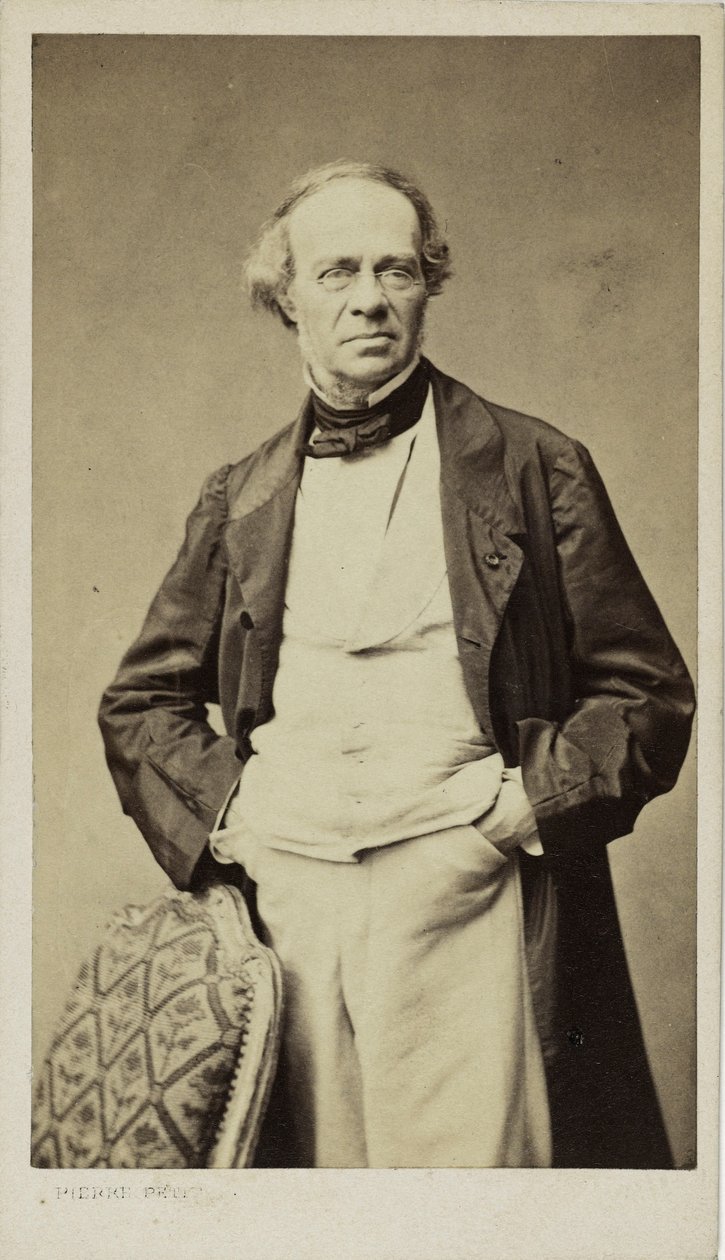 संगीतकार जैक्स फ्रॉमेंटल हैलेवी का पोर्ट्रेट 1799-1862, सीए 1860। द्वारा पियरे पेटिट