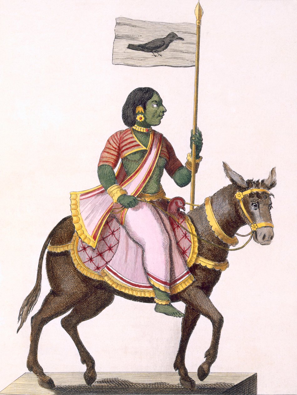 कलह और दुख की देवी मौदेवी, 1782। द्वारा पियरे सोनारत