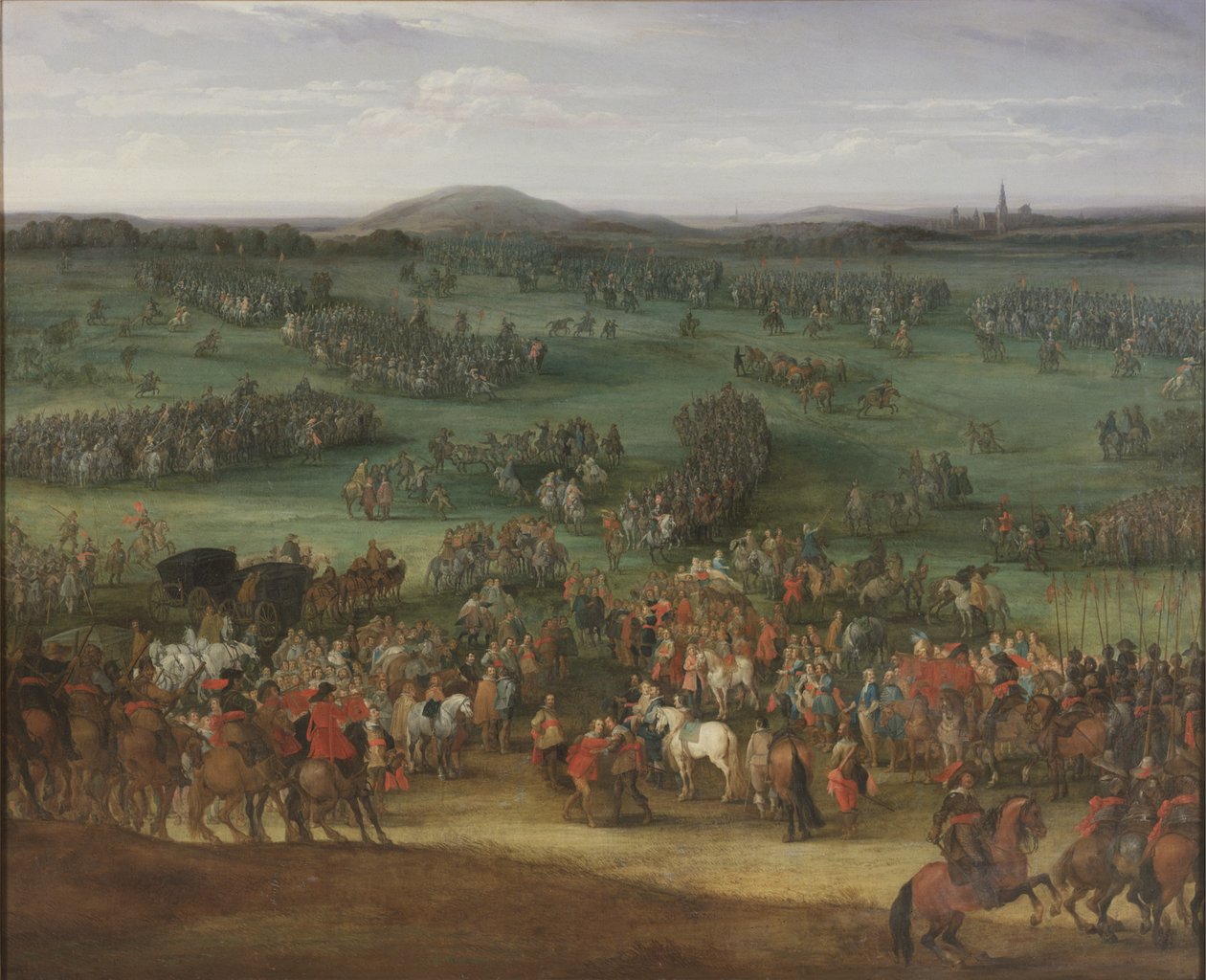 नॉर्डलिंगन द्वितीय की लड़ाई, c.1634 द्वारा पीटर मेउलेनर