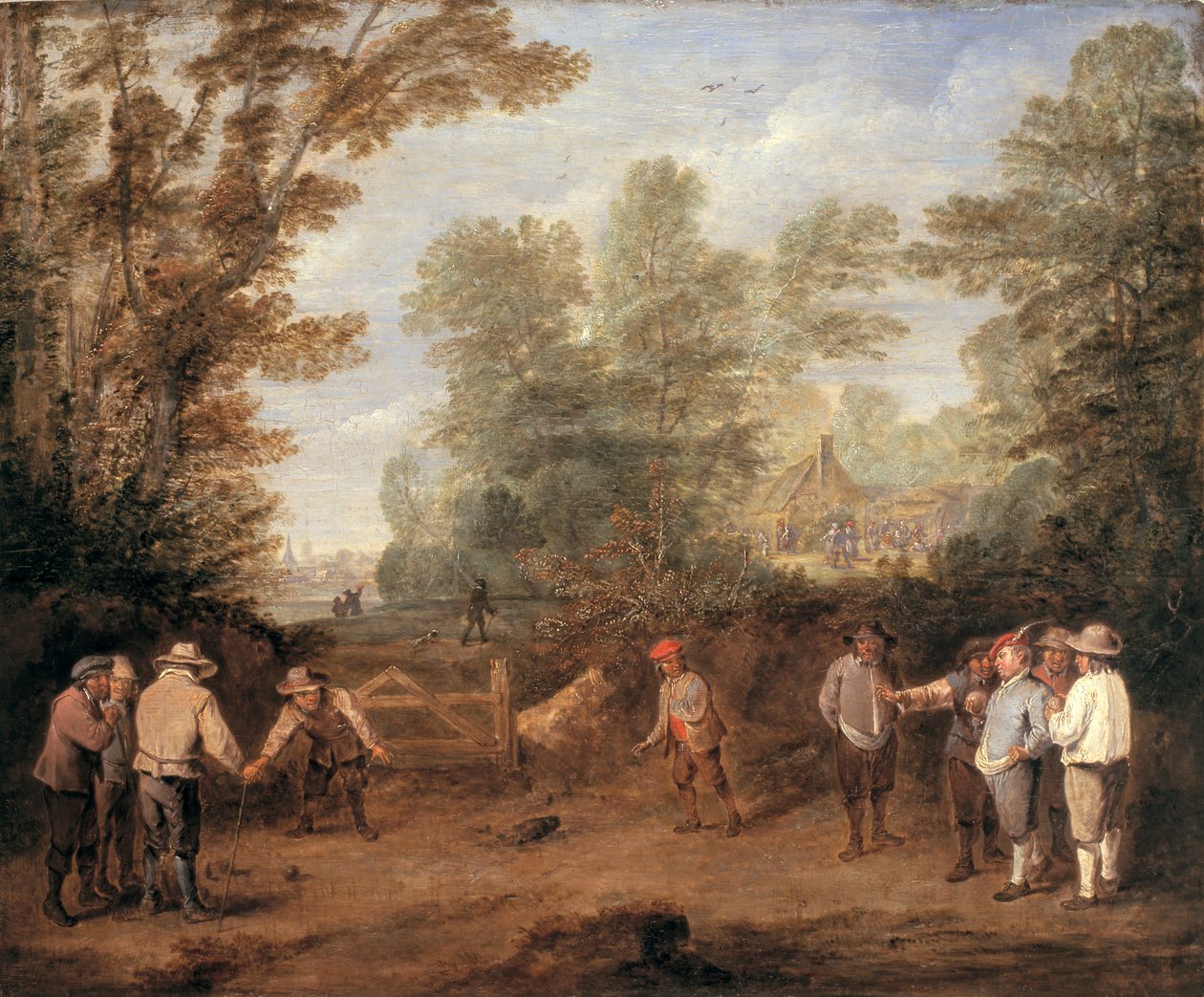 'कटोरे का खेल', 1705-1734 द्वारा पीटर एंजिलिस
