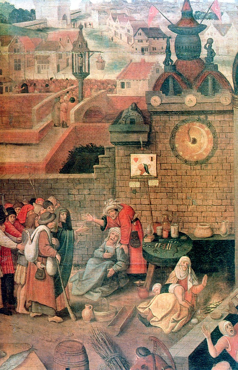 मंदिर के विस्तार से व्यापारियों को क्राइस्ट ड्राइविंग, c1584-1638 द्वारा पीटर ब्रूघेल द यंगर