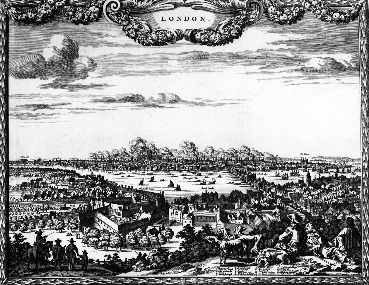 लंदन की महान अग्नि, 1666 का विस्तार द्वारा पीटर हेंड्रिक्सज़ स्कट