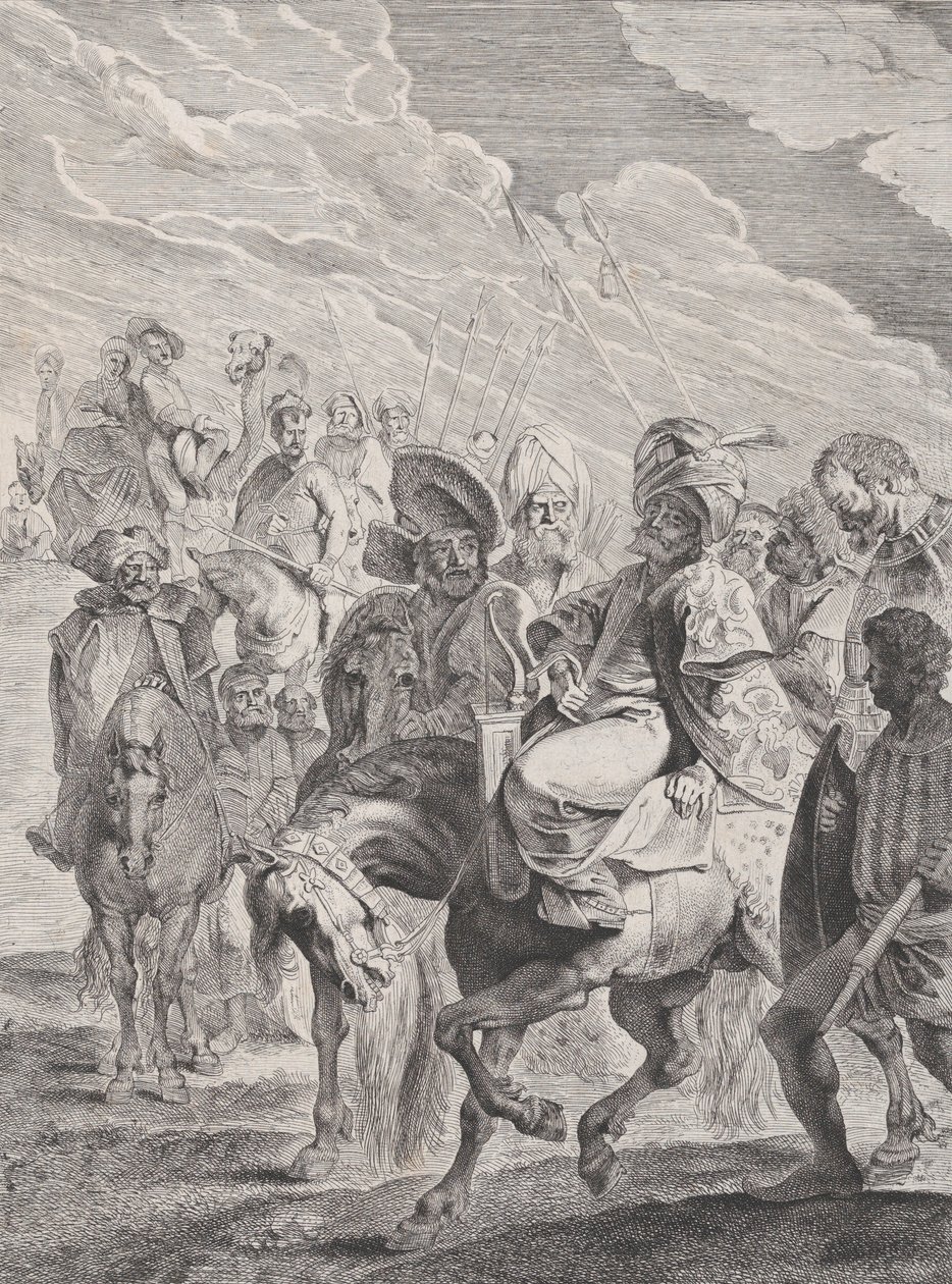 घोड़े की पीठ पर एक तुर्की राजकुमार, सीए। 1620-25। द्वारा पीटर साउथमैन