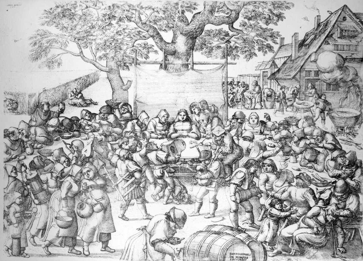 द वेडिंग फैस्ट, 1560 द्वारा पीटर वैन डेर बोरचेट