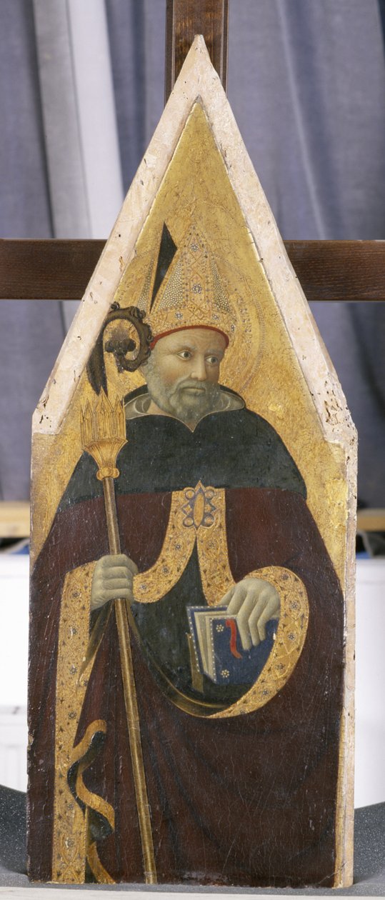 सेंट ऑगस्टीन, c.1440 (चिनार की लकड़ी पर तड़का) द्वारा पिएत्रो डी जियोवन्नी द अम्ब्रोगियो पिएत्रो द जियोवन्नी द अम्ब्रोगियो