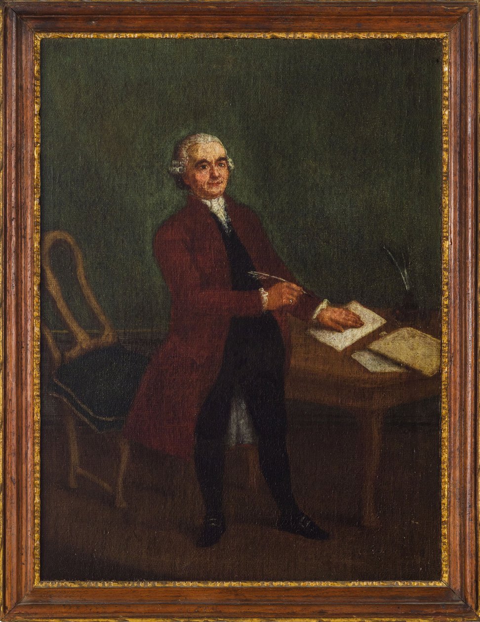 Melchiorre Cesarotti का पोर्ट्रेट 1730-1808, 1760। द्वारा पिएत्रो लोंगी
