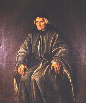 डॉ. ज़कारिया दाल पोज़ो (d.1561) का पोर्ट्रेट, उम्र 102 द्वारा पिएत्रो डी मार्सिलेची