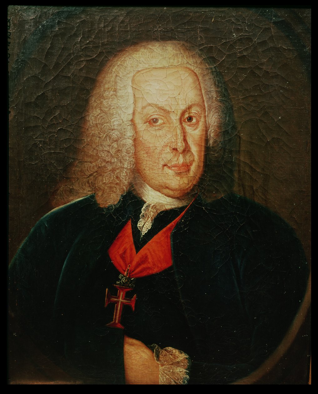 सेबासियाओ जोस डे कार्वाल्हो ई मेल्लो (1699-1782) मार्केस डी पोम्बल का चित्र द्वारा पुर्तगाली स्कूल