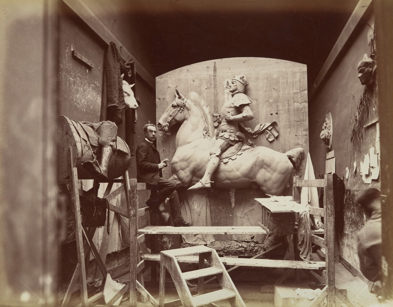 [इमैनुएल फ्रेमिएट], 1880-90 के दशक। द्वारा संभवतः एडमंड बेनार्डो द्वारा