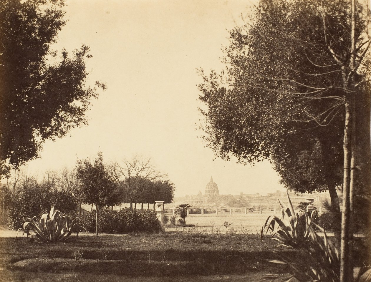 सेंट पीटर्स फ्रॉम द पिंकियन हिल, 1853-56। द्वारा संभवतः जेन मार्था सेंट जॉन द्वारा।