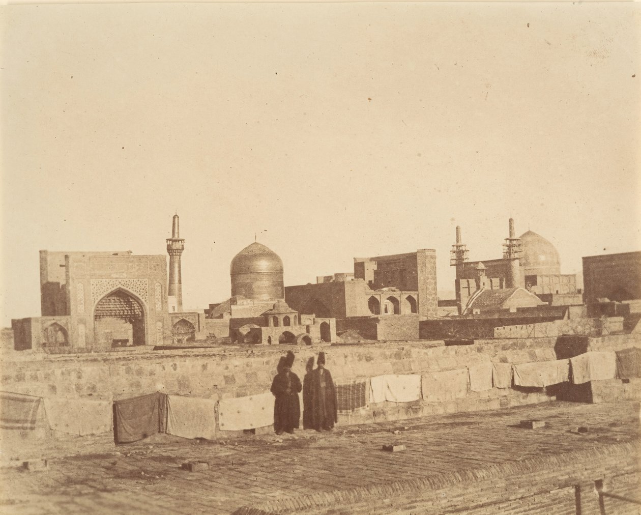 [एक हमाम की छत से जाली का एक सामान्य दृश्य।], 1840-60 के दशक। द्वारा संभवतः लुइगी पेस द्वारा।