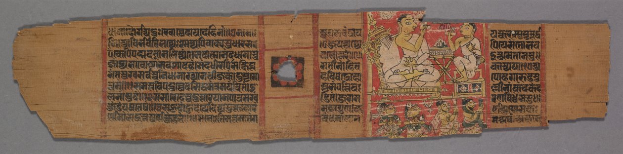 जैन पांडुलिपि से पत्ता: शालिभद्र: पाठ छंद, १२us ९। द्वारा Pradyumnasuri