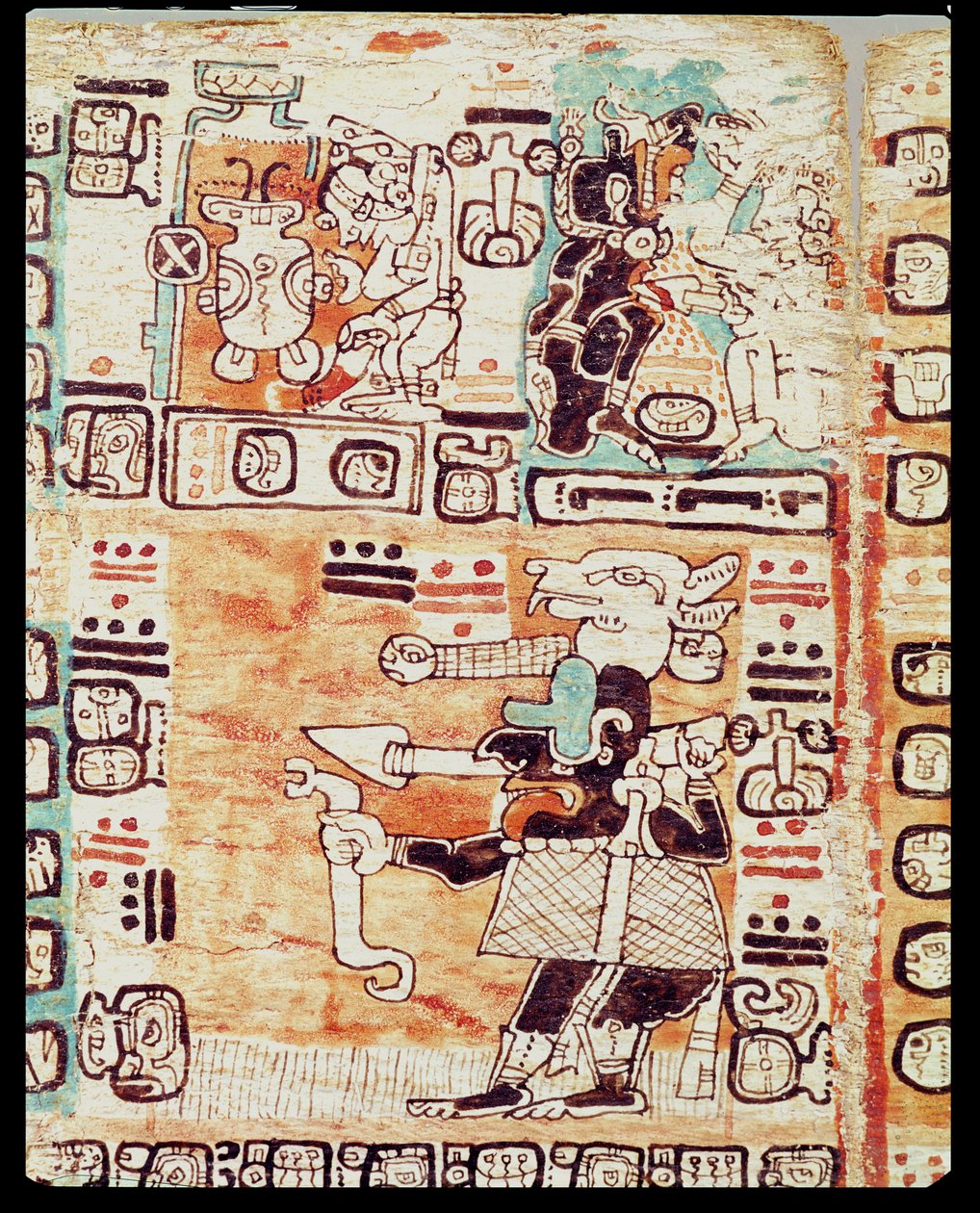 एक Mayan Codex से विस्तार द्वारा पूर्व कोलंबियन