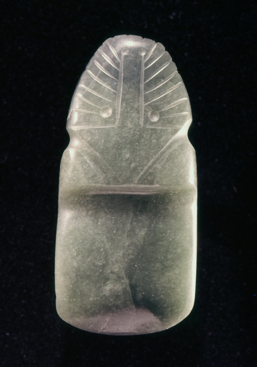 डबल पहलू celt पक्षी, Guacimo, Linea Vieja क्षेत्र (हरी जेड) द्वारा पूर्व कोलंबियन पूर्व कोलंबियन