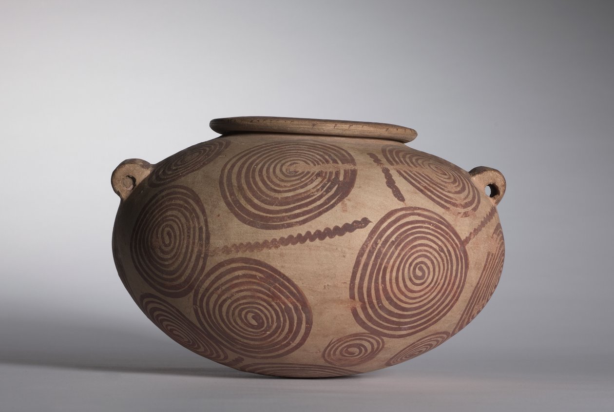 लूग हैंडल के साथ स्क्वाट जार, c.3400-3300 ईसा पूर्व द्वारा मिस्र का पूर्ववर्ती काल