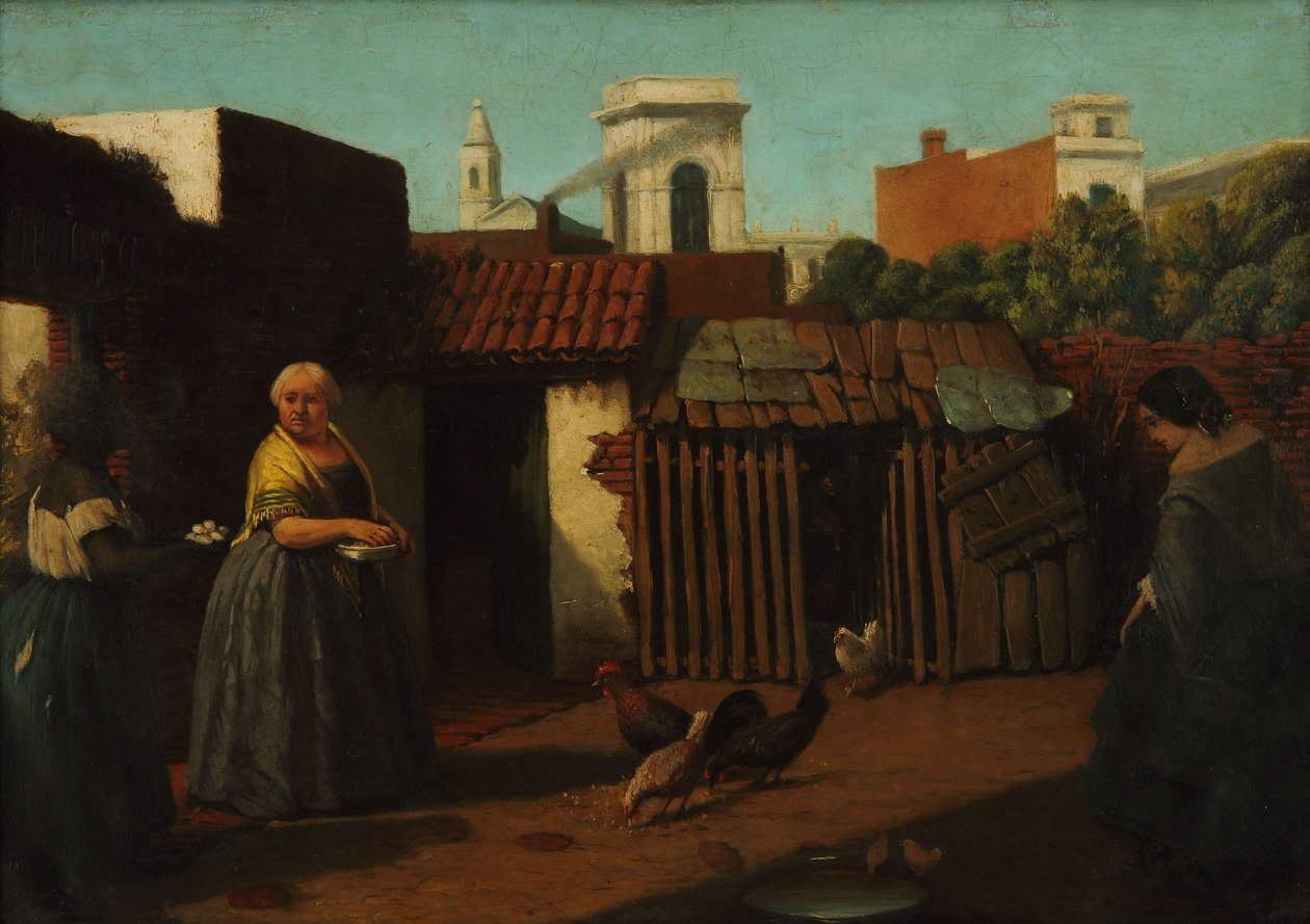 1850 में Patio porteño द्वारा प्रिलिडियानो प्यूरीरेडन