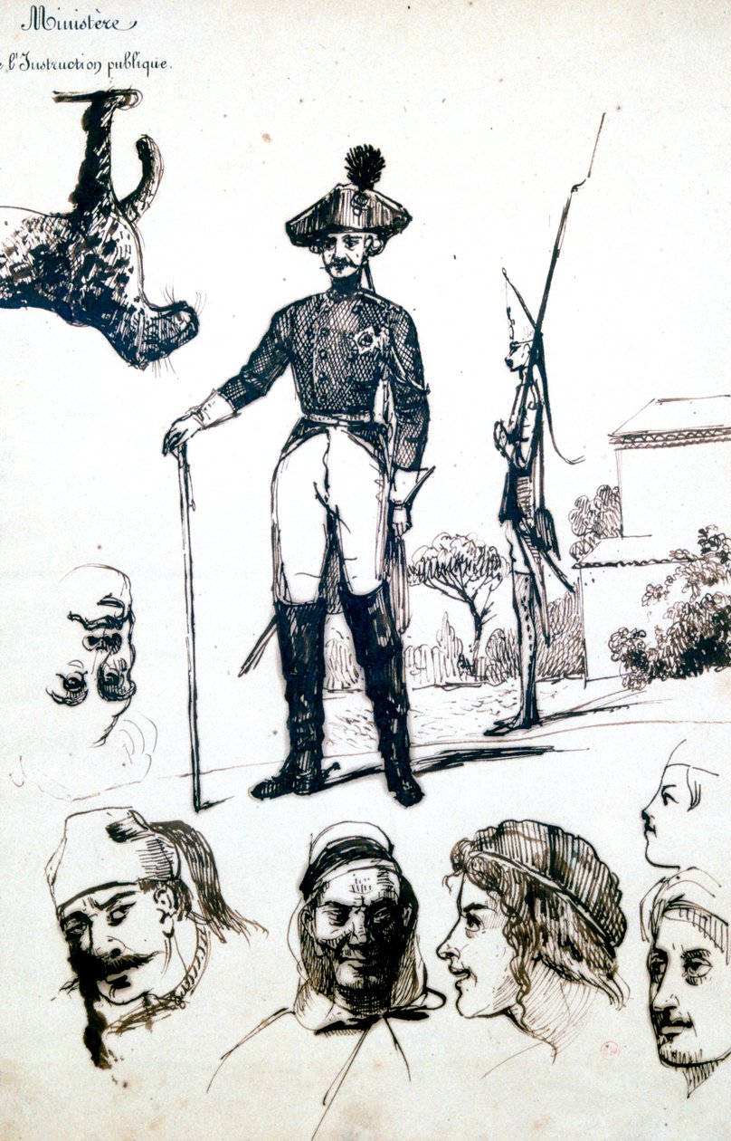 अध्ययन, ए सैनिक कवच, c1823-1870 द्वारा समृद्ध मेरिमी