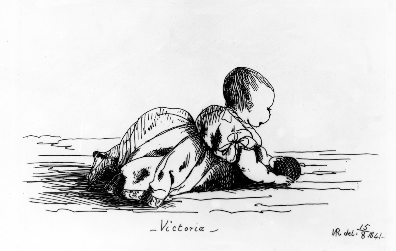 विक्टोरिया, द प्रिंसेस रॉयल, 1841 द्वारा रानी विक्टोरिया