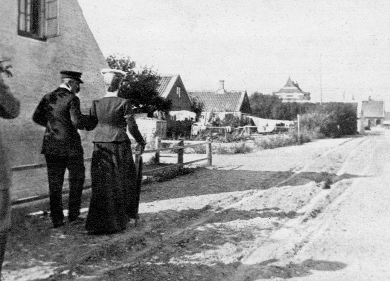 स्केजेन, डेनमार्क में लैंडिंग, 1908। द्वारा रानी एलेक्जेंड्रा
