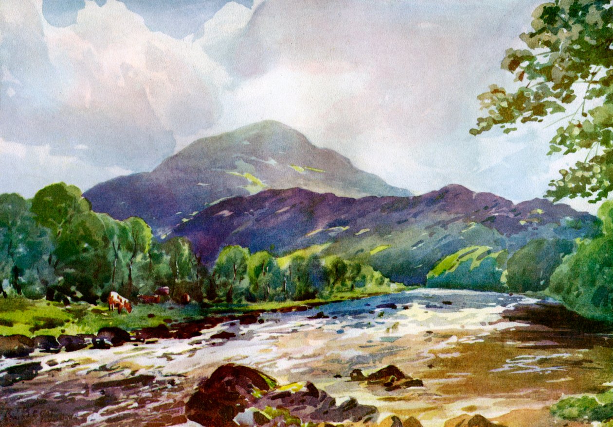 कॉलैंडर, पर्थशायर के पास टीथ पर, 1924-1926 द्वारा आरजे बेग