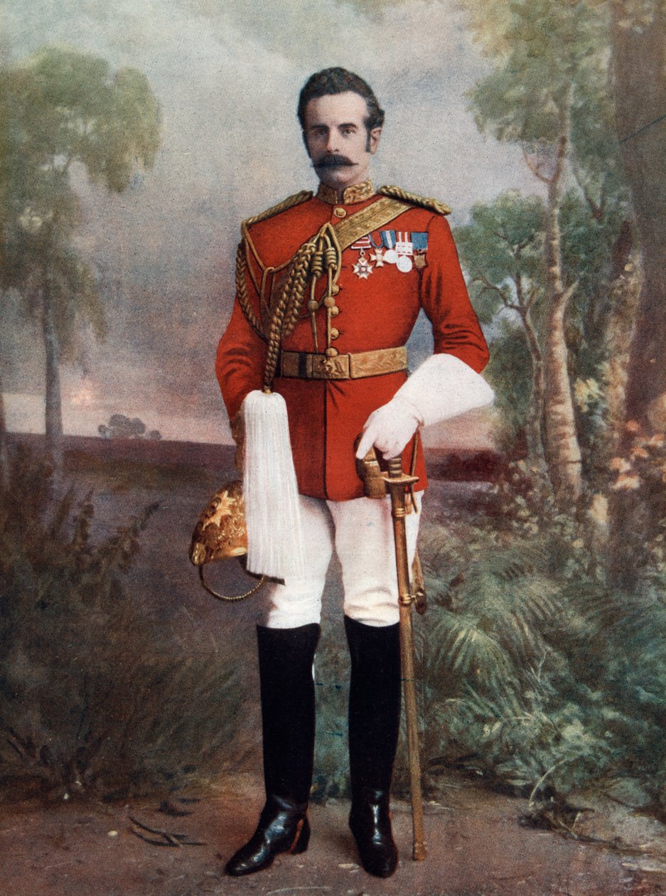 डगलस मैकिनॉन बैली हैमिल्टन कोचरन, डंडोनाल्ड के 12वें अर्ल, 1852-1935, 1902। द्वारा आर फॉल्कनर