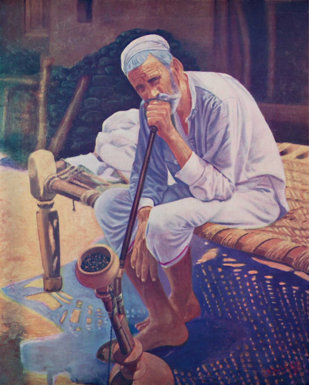 क्लोज ऑफ डे, 1936। द्वारा आरएल लेखी