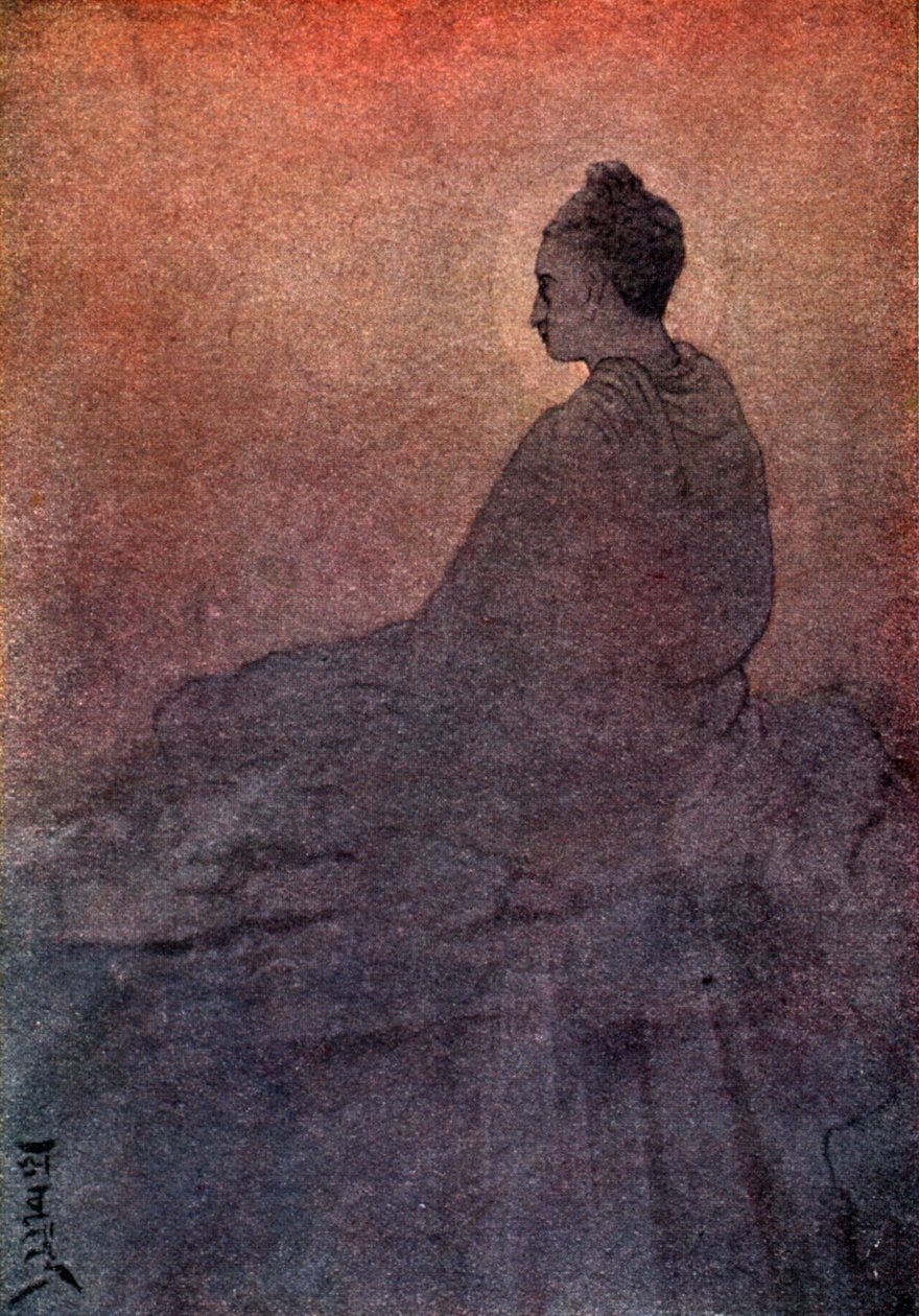 बुद्ध की विजय, 1913। द्वारा रबींद्रनाथ टैगोर