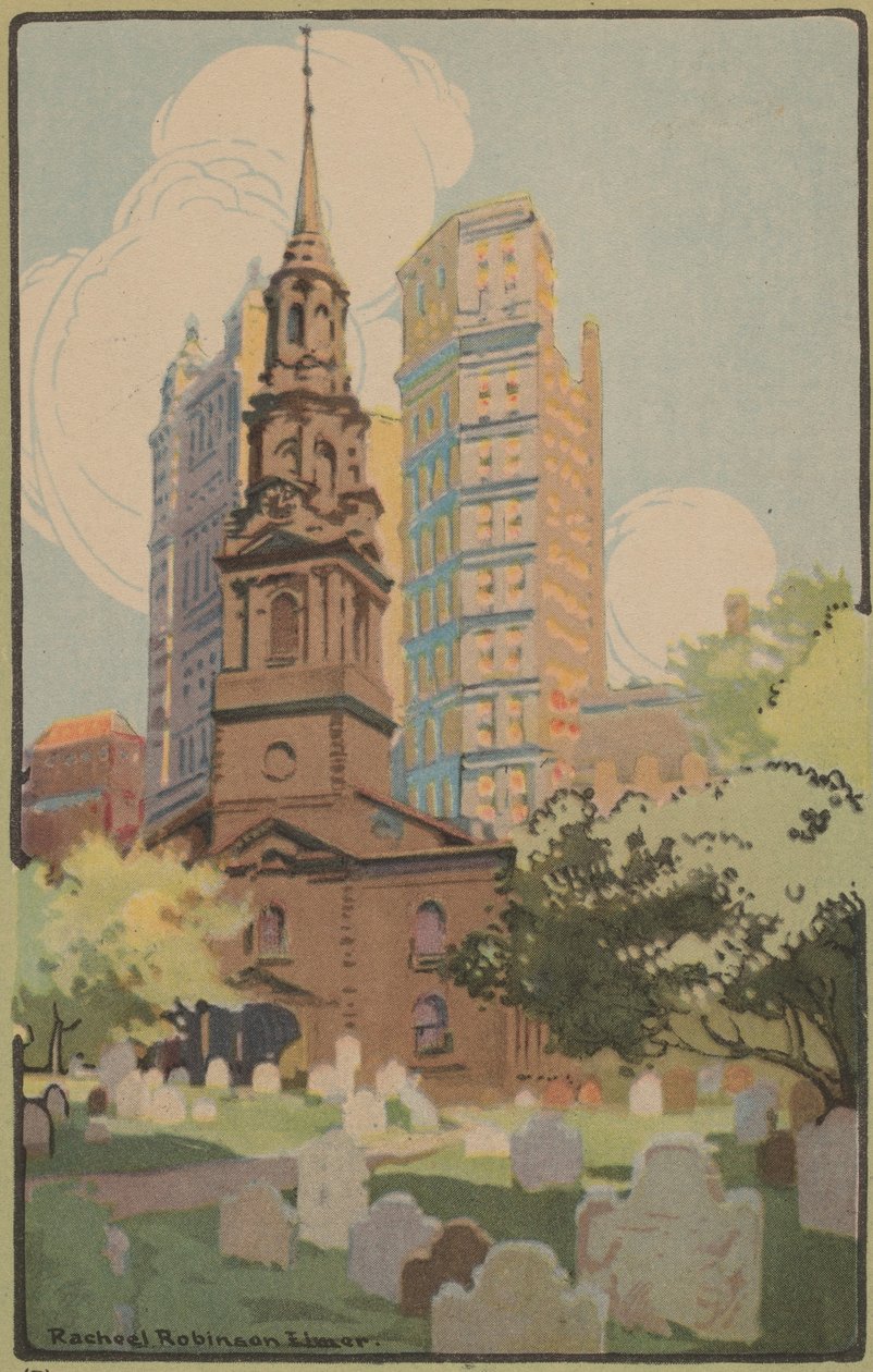 सेंट पॉल चैपल, 1914। द्वारा राचेल रॉबिन्सन एल्मरे