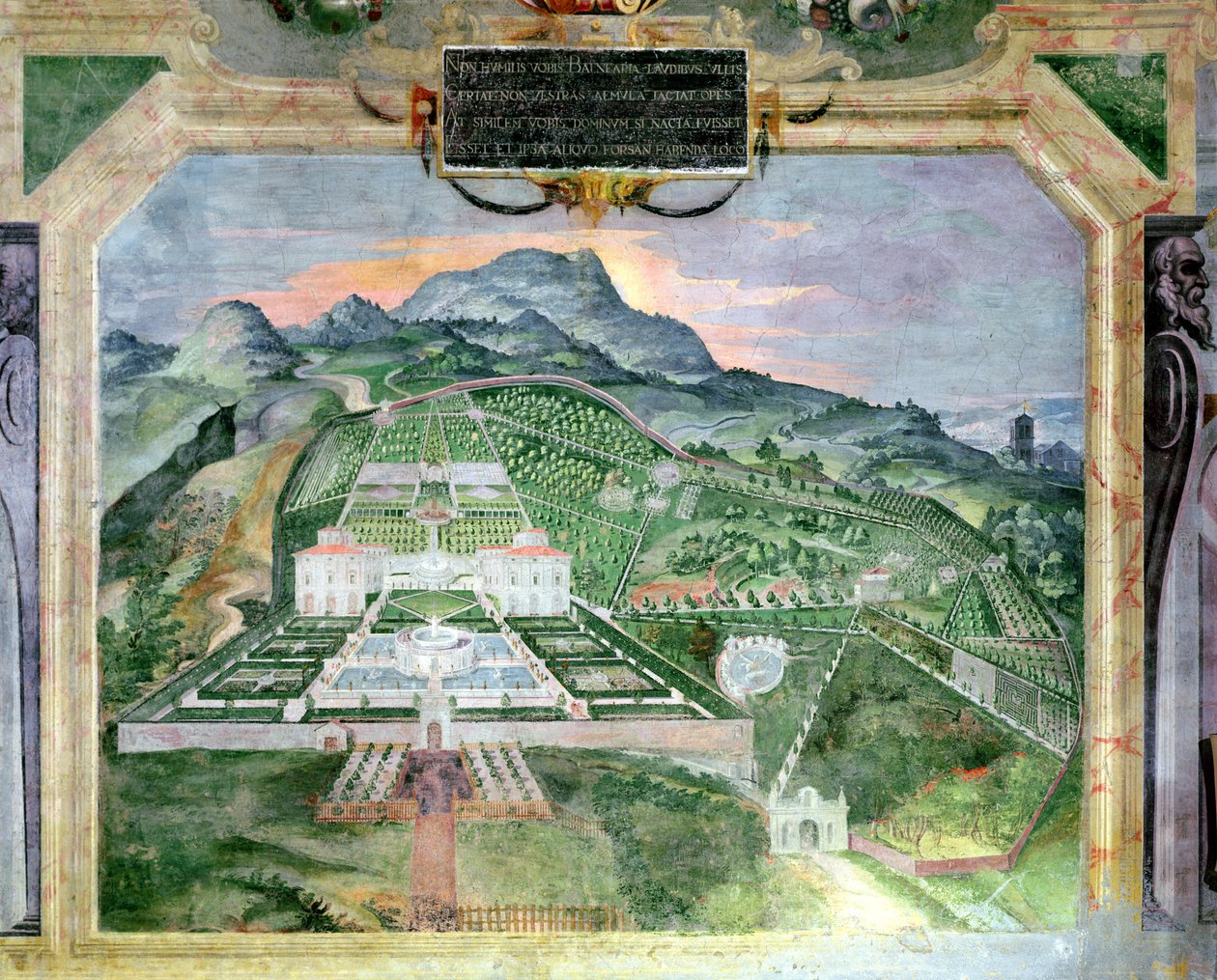 विला लांटे, लॉजिया में शांत, c.1574-76 द्वारा रैफेलिनो डा रेगिओ