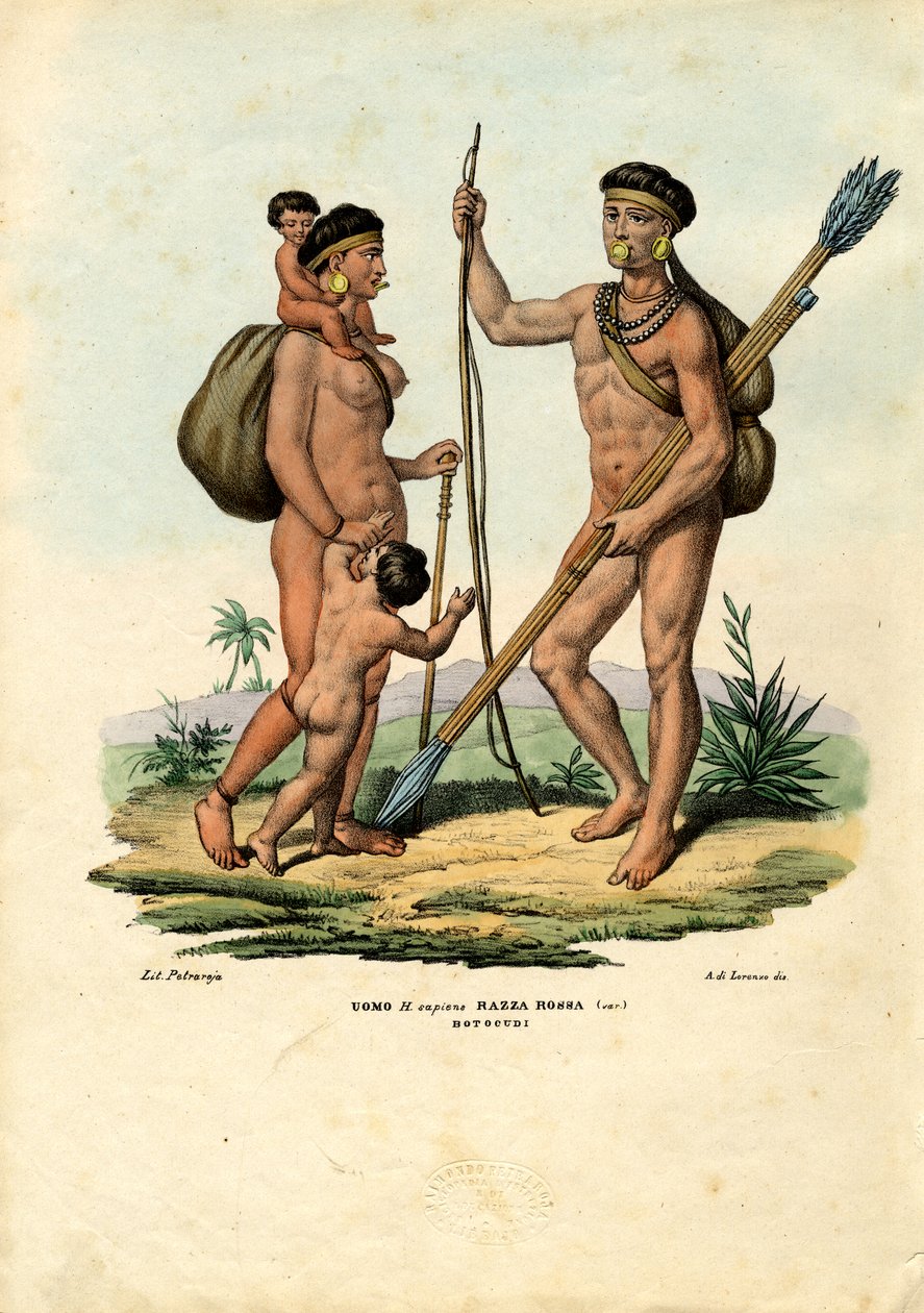 बोटोकोड इंडियंस, 1863-79 द्वारा रायमुंडो पेट्रारोइया
