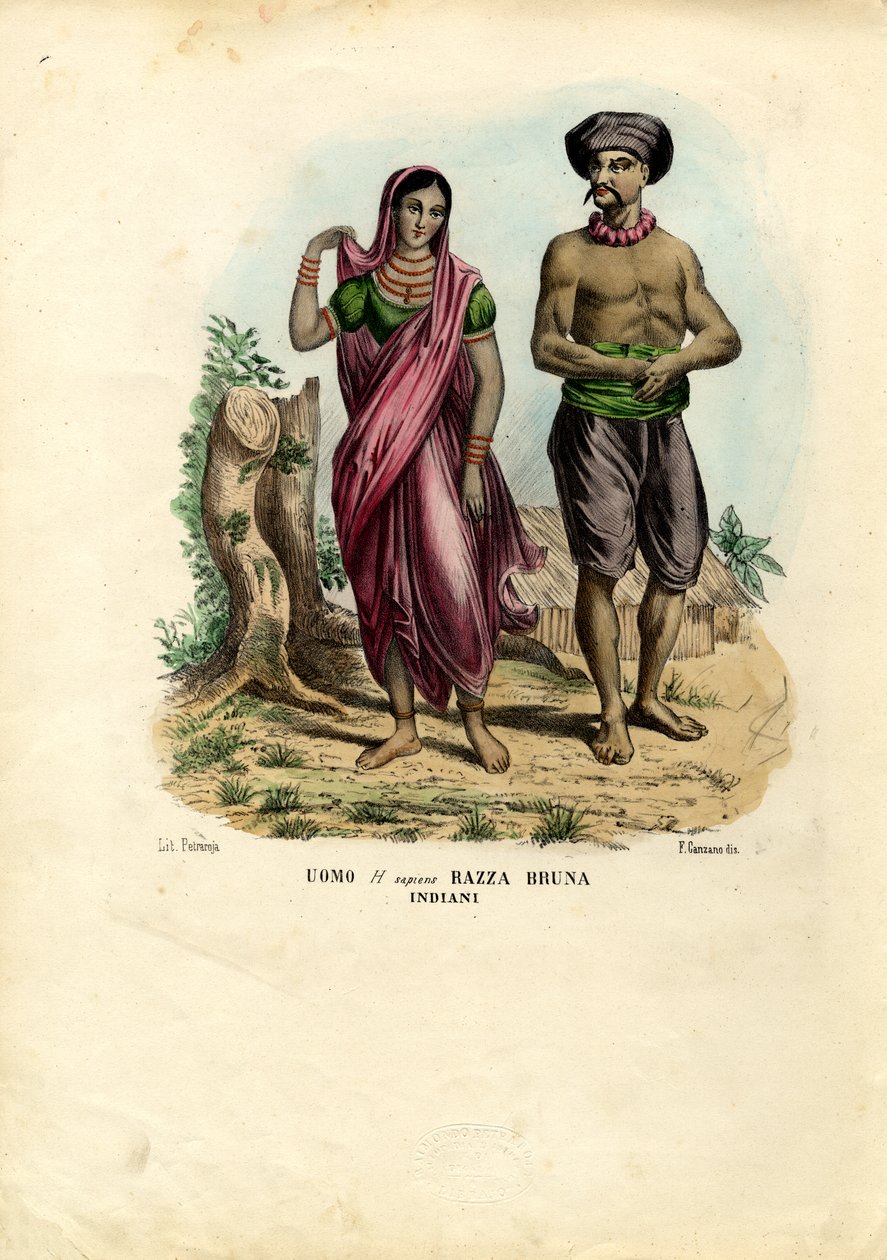 इंडियन पीपल, 1863-79 द्वारा रायमुंडो पेट्रारोइया