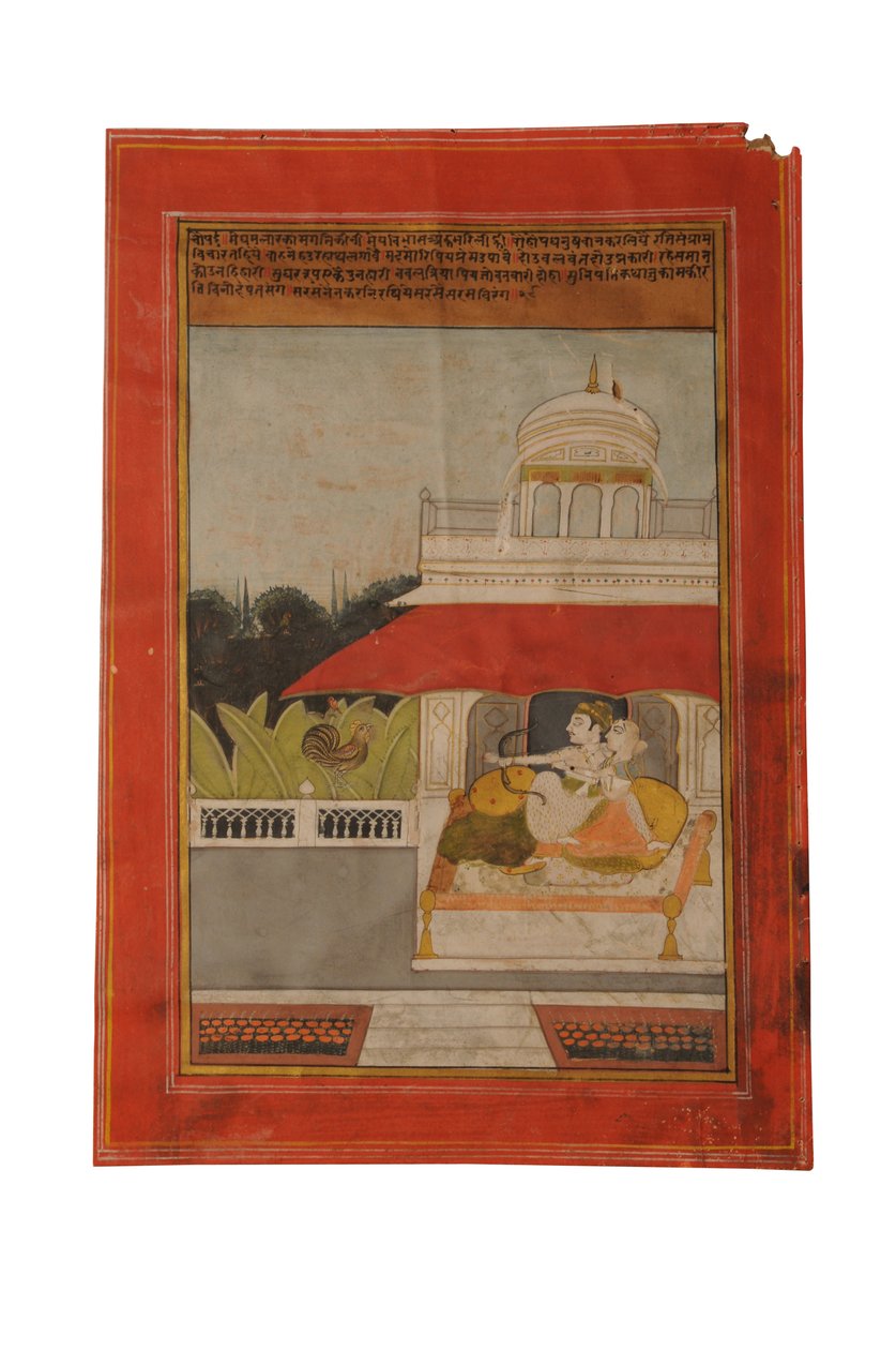 Ragamala miniature painting, Rajasthan probably Bundi, early 19th century द्वारा राजस्थानी स्कूल