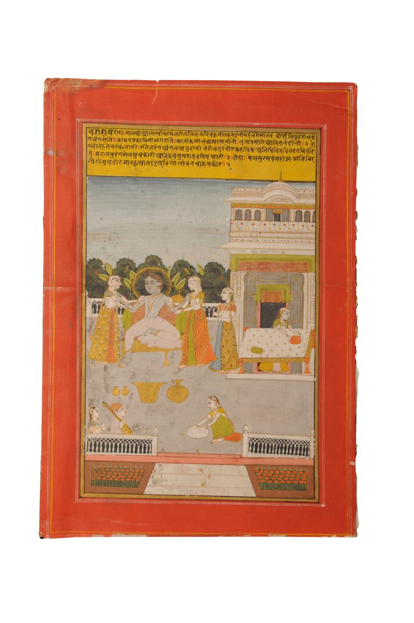 Ragamala miniature painting, Rajasthan probably Bundi, early 19th century द्वारा राजस्थानी स्कूल