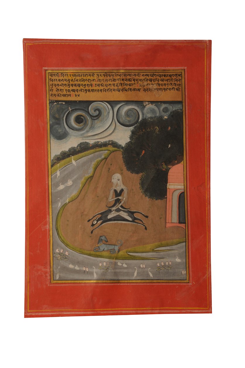Ragamala miniature painting, Rajasthan probably Bundi, early 19th century द्वारा राजस्थानी स्कूल