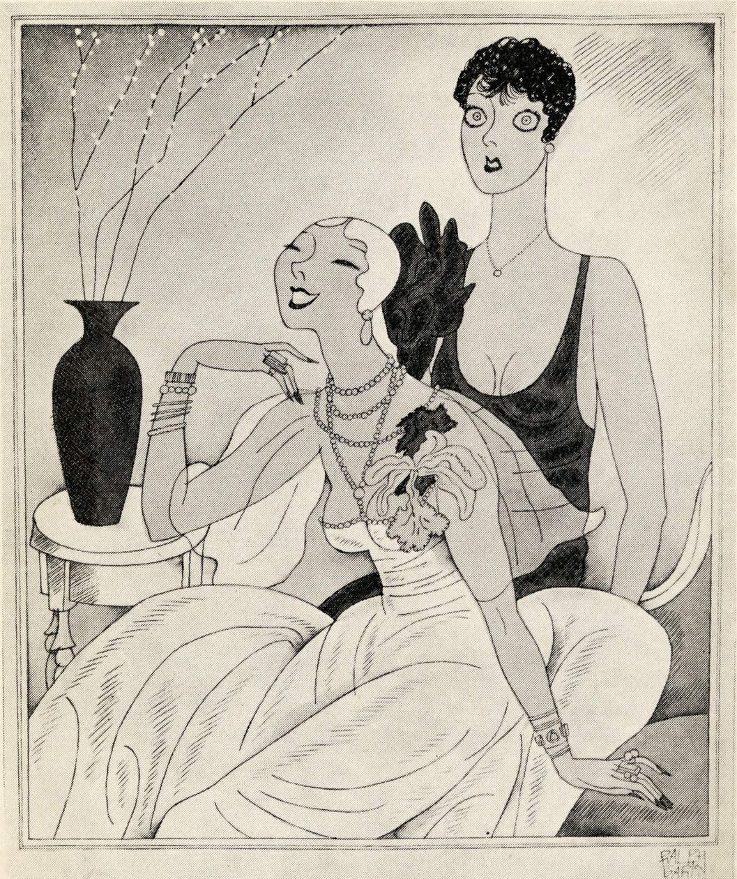 लोरेली और डोरोथी, अनीता लोस द्वारा &39;बट जेंट्स मैरिज ब्रूनेट्स&39;, 1928 में प्रकाशित द्वारा राल्फ बार्टन
