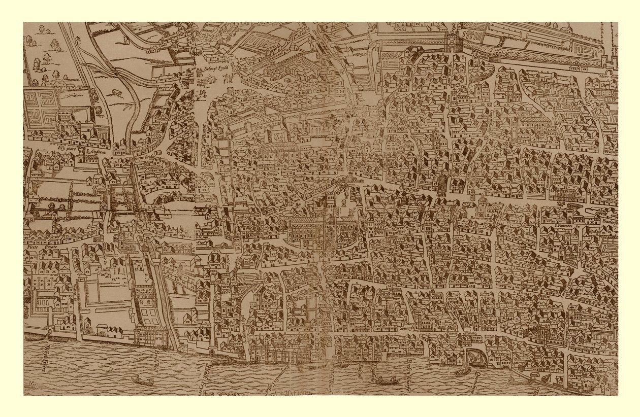 हमारे शहर, c1560-1620, 1886 द्वारा राल्फ अगास